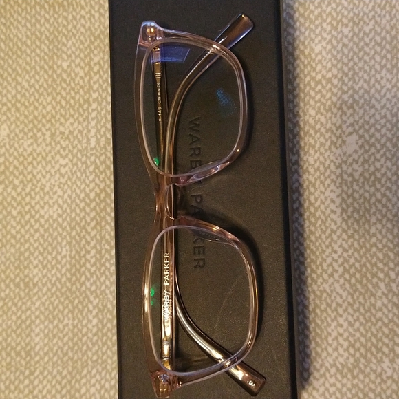Warby Parker Accessories Pink Clear Specs Blue Light Filtering